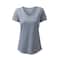 Cricut® Gray Women's Fitted V-Neck T-Shirt Blank